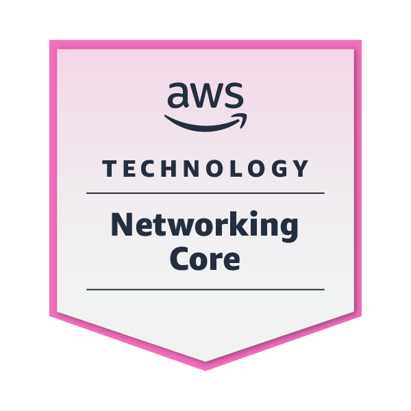 AWS Networking Core Badge